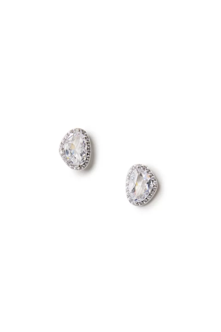 Teri Jon Pear Shaped Earrings